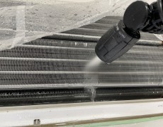 京都市左京区　エアコン洗浄（ご自宅）